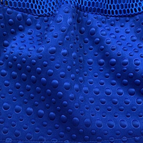 Cobalt blue mesh and bubble fit and flare scuba dress, size 1 - Picture 6 of 13
